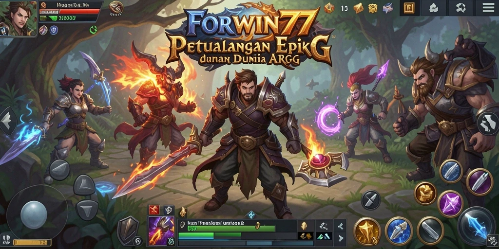 Gameplay seru FORWIN77 yang penuh petualangan dalam dunia ARPG.