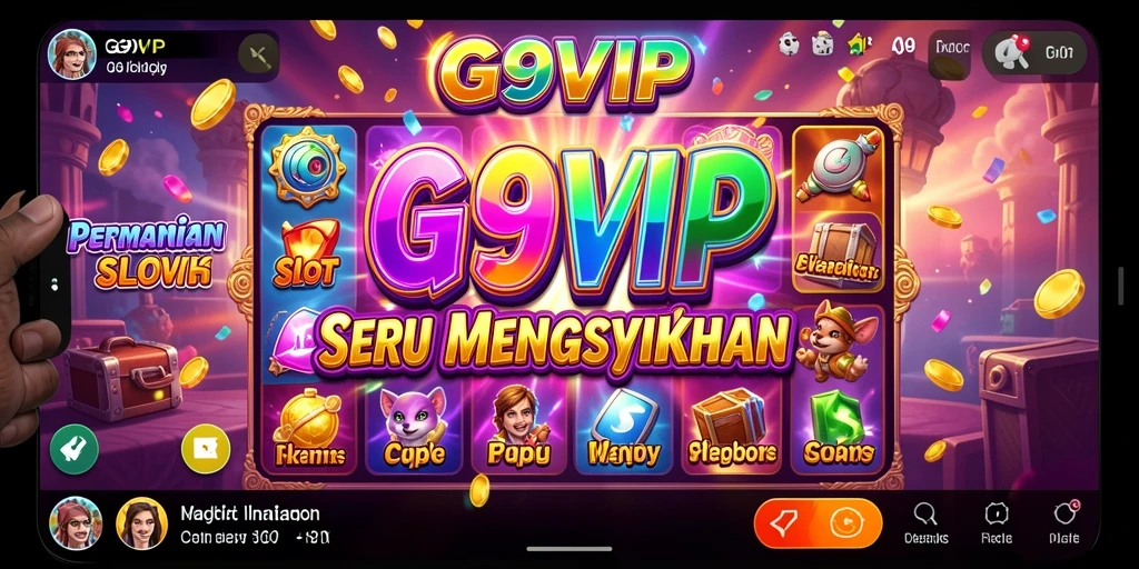 Menampilkan gameplay seru dan menarik dari permainan Slot G9VIP.