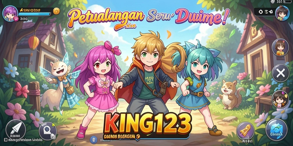 Gameplay seru KING123 dengan karakter Anime ikonik dan misi menantang.