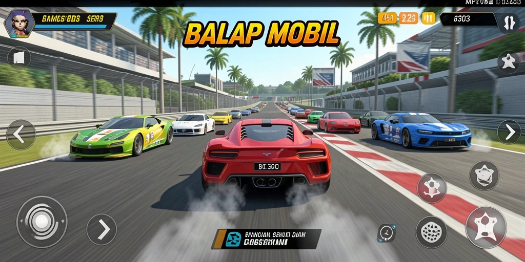 Tampak menariknya gameplay balap mobil di MPO303.