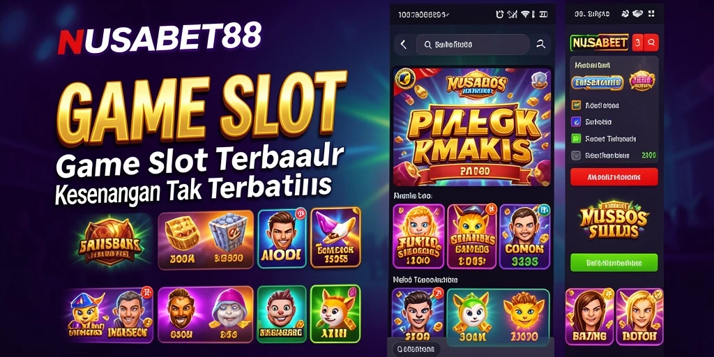 Tampilan grafik menakjubkan dari gameplay NUSABET88 yang seru.